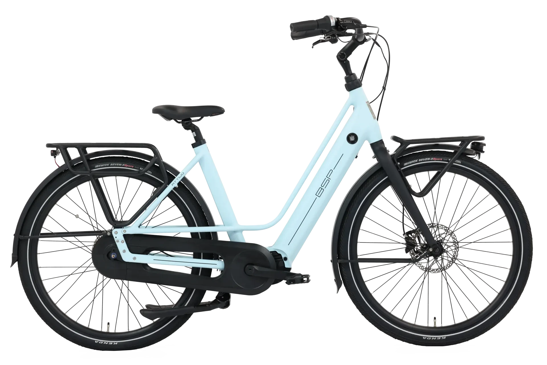 BSP Attivo Tinted Aqua 48 cm – Elektrische Stadsfiets – Bafang M410 – 520 Wh - AE-trading