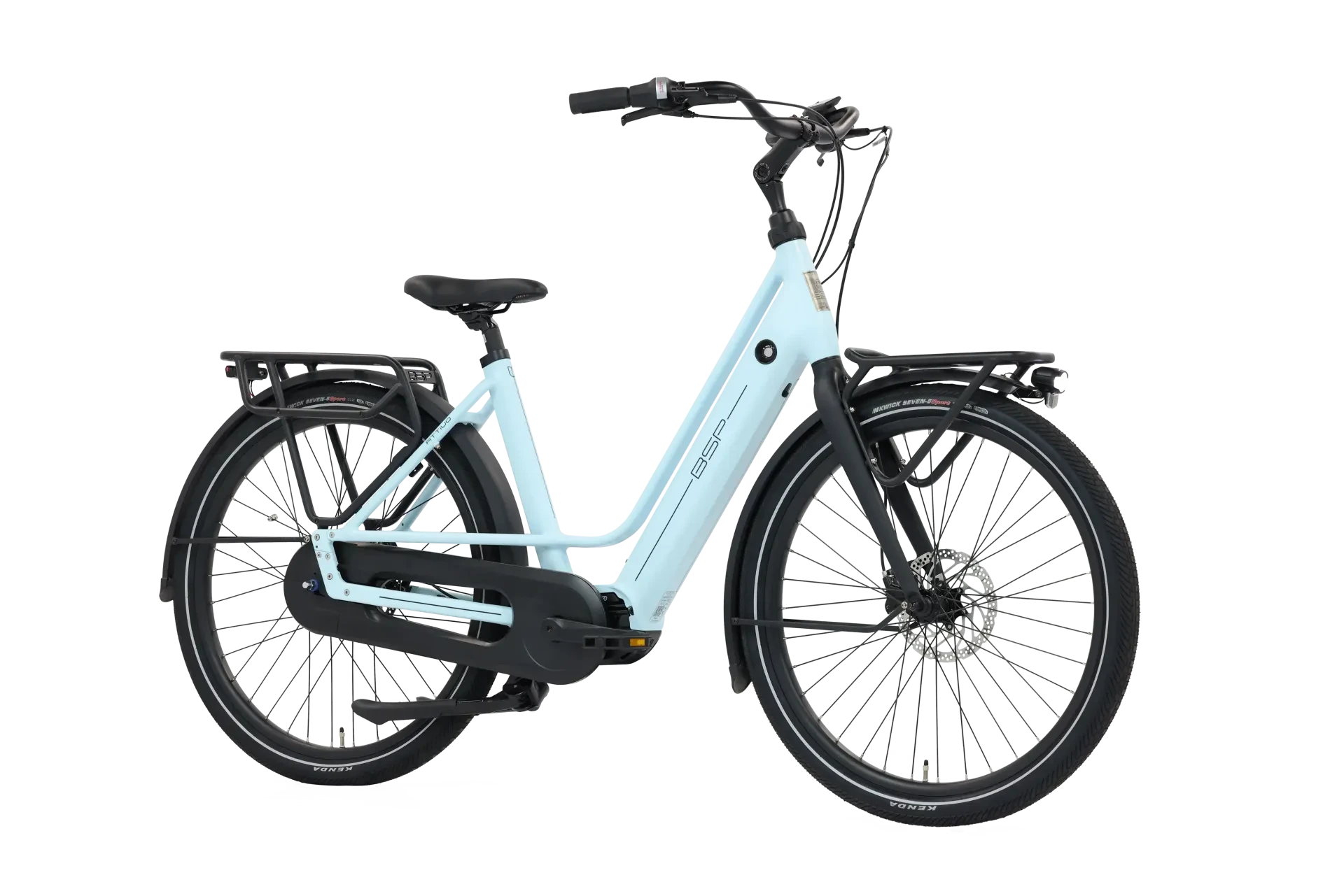 BSP Attivo Tinted Aqua 55 cm – Elektrische Stadsfiets – Bafang M410 – 520 Wh - AE-trading