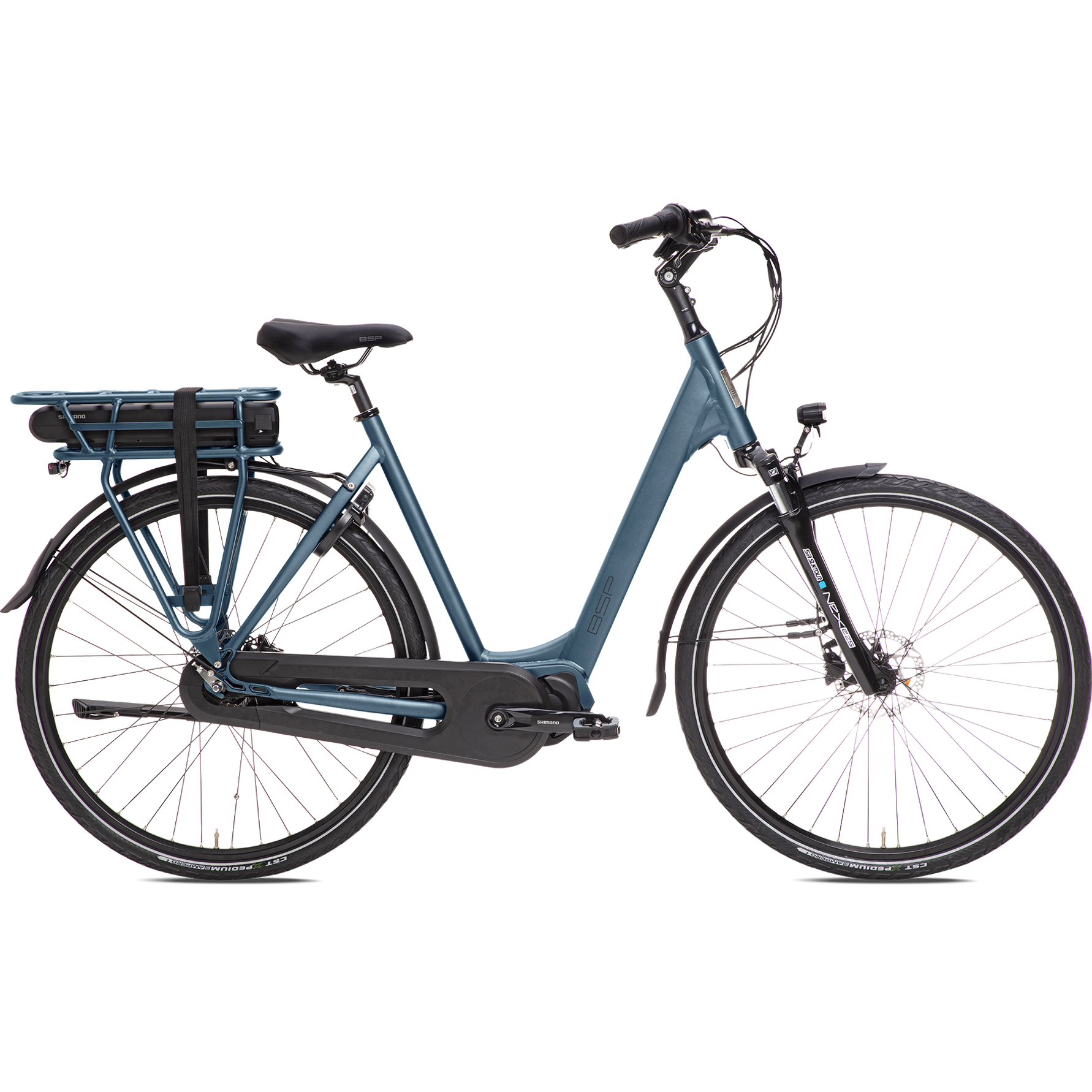 BSP Boozz Women Elektrische fiets Damesfiets E-Bike - S 51cm - Deep Sky Blue - Donkerblauw - AE-trading