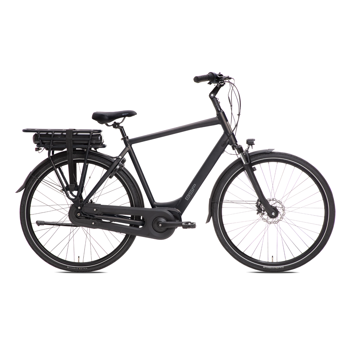 BSP Brazz Men Elektrische fiets Herenfiets E-Bike - 450Wh - M 56cm - Onyx Black - Zwart - AE-trading