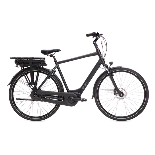BSP Brazz Men Elektrische fiets Herenfiets E-Bike - 450Wh - M 56cm - Onyx Black - Zwart - AE-trading