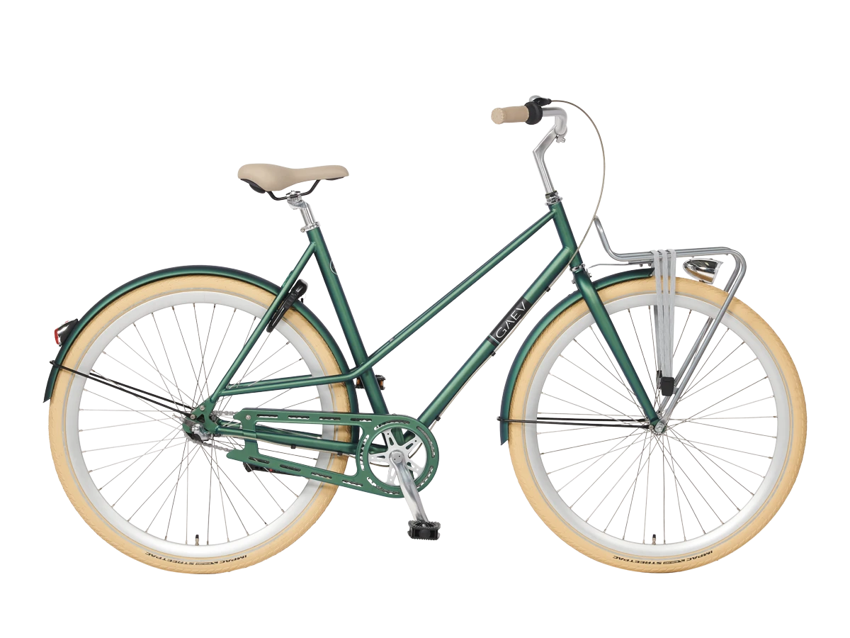 BSP Gaev Damesfiets Emerald Green Staal Frame Retro Design Maat L - AE-trading