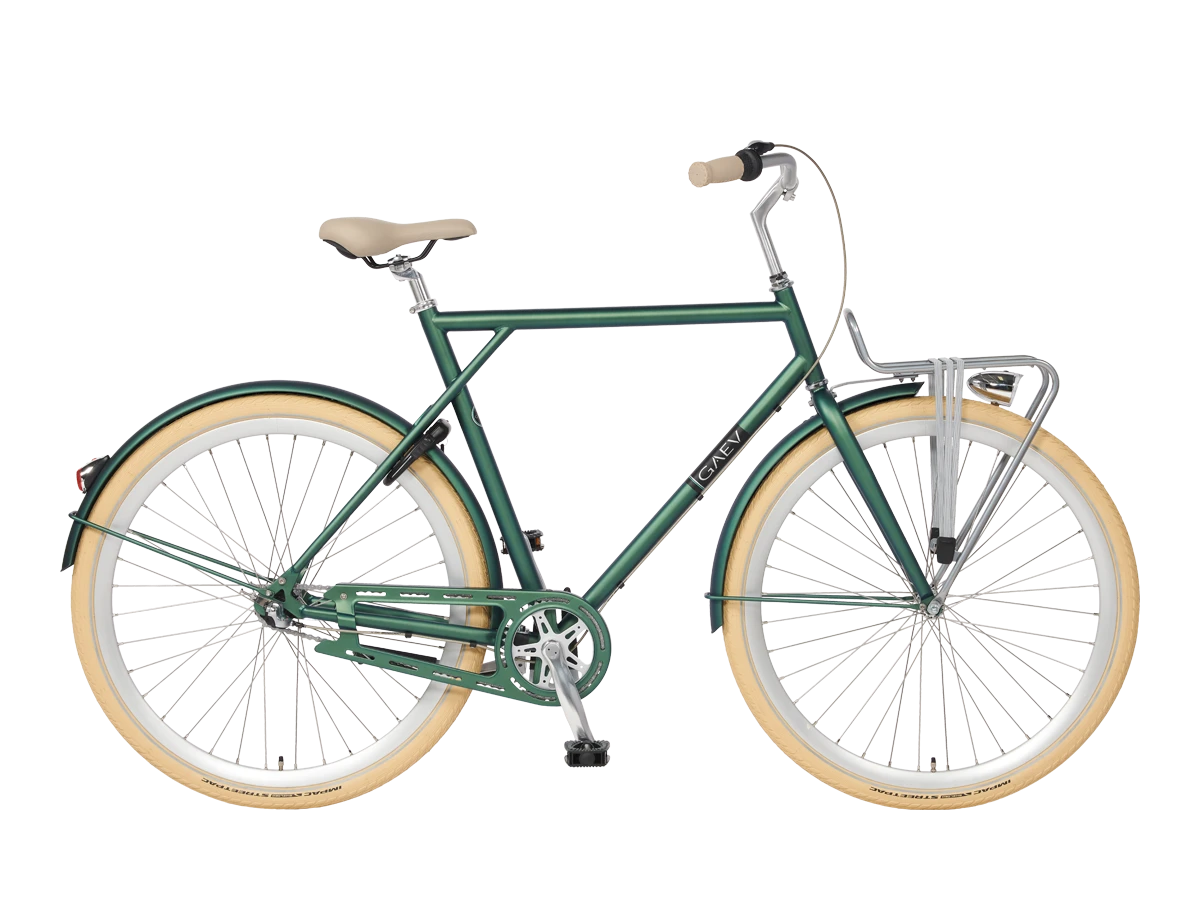 BSP Gaev Herenfiets XL Smaragdgroen Stalen Frame Retro Design - AE-trading