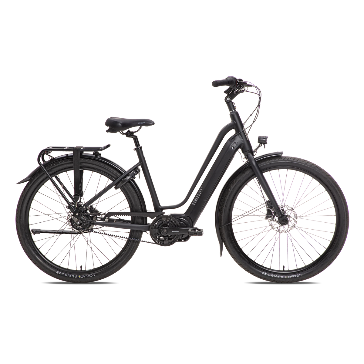 BSP Musa S Women Elektrische Stadsfiets M 52cm– Shimano Steps 6100 Motor, 504Wh Intube Accu – Onyx Black - AE-trading