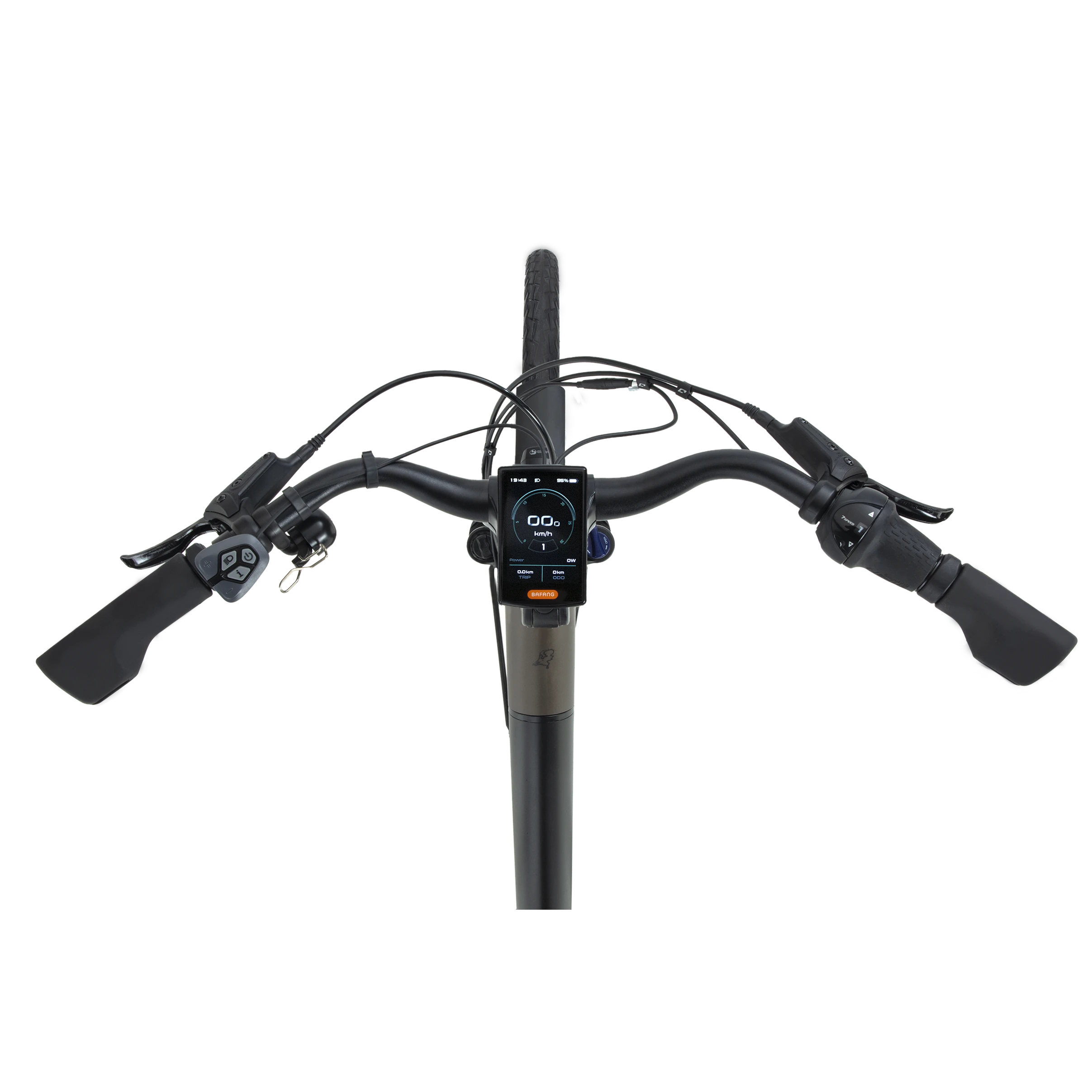 BSP Topaz M – Elektrische Stadsfiets 28 inch – Bafang M420 Middenmotor – 470Wh Intube Accu – Shimano Nexus 7 – Dark Oak - AE-trading