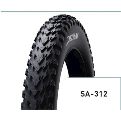 Delium btb Fatbike SA-312 Thundr 20 x 4.00 zwart - AE-trading