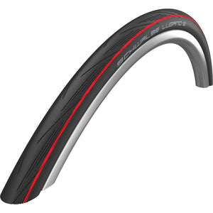 Schwalbe btb Lugano II 700 x 25 zw/rood - AE-trading