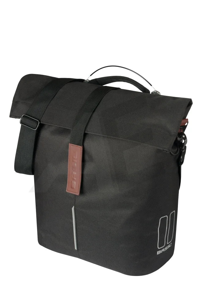 Basil shoppertas City MIK Studs zwart 14-16L - AE-trading