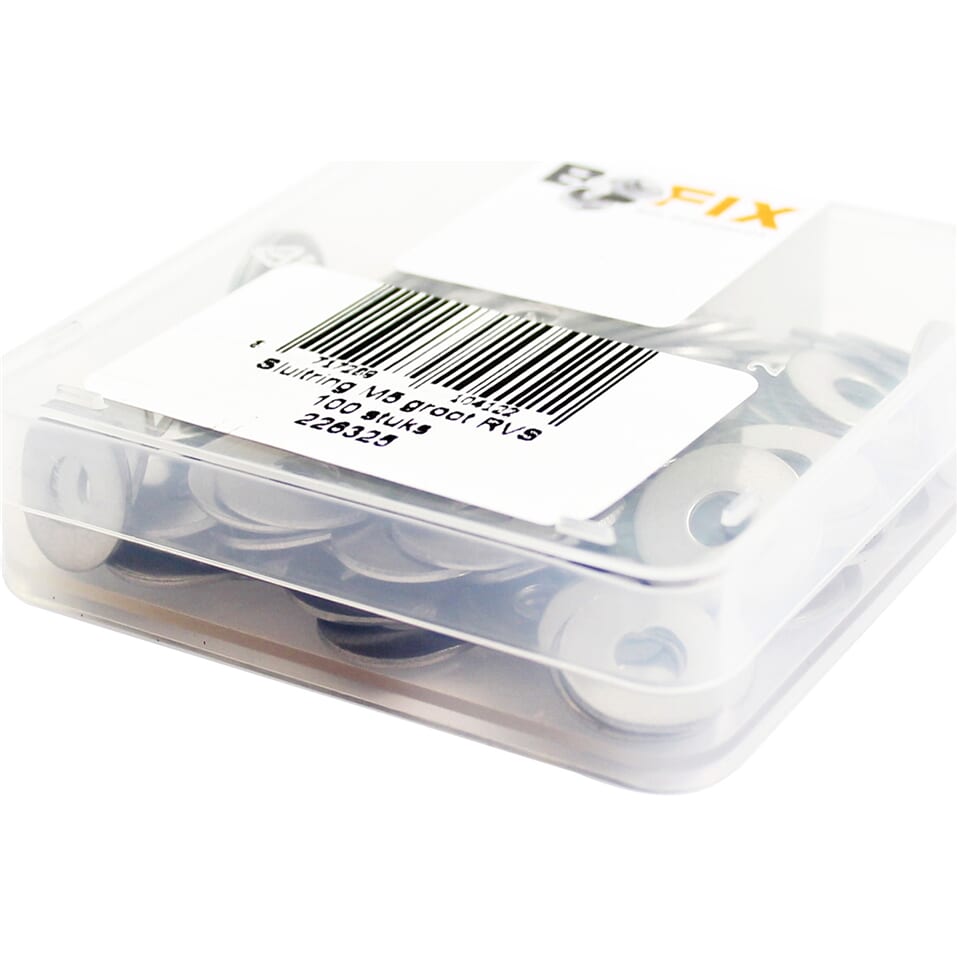Bofix doos sluitring M5x15 RVS (100 stuks) - AE-trading