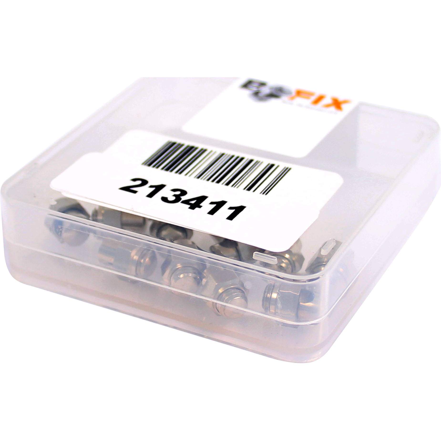 Bofix doos spatbord oogbout bleumel RVS (12 stuks) - AE-trading