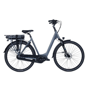 Boozz Women M – Elektrische Stadsfiets 28 inch – 56 cm – Shimano Steps 5000 – 418Wh Accu – Shimano Nexus 7 – Metal Gray Gloss - AE-trading
