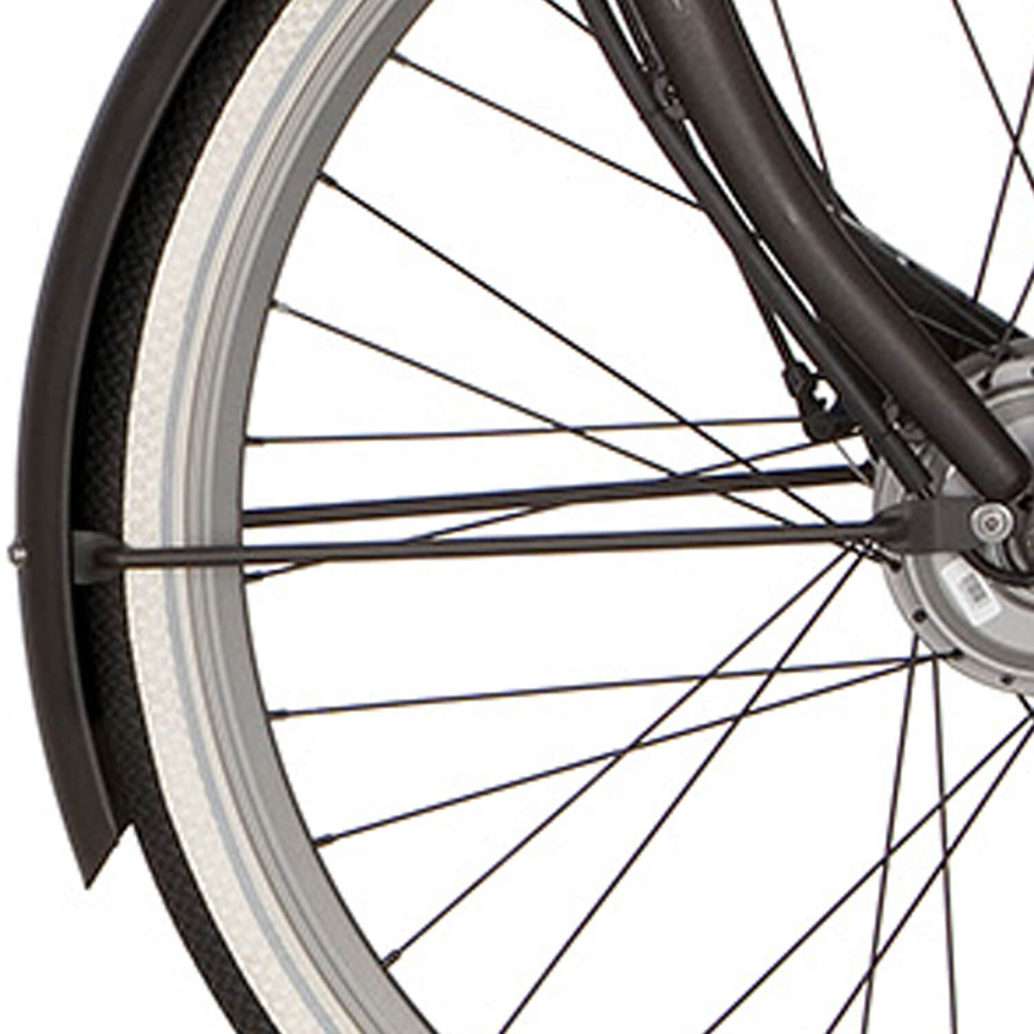 Cortina spatbordstang voor 28 E-U4 black graphite matt - AE-trading