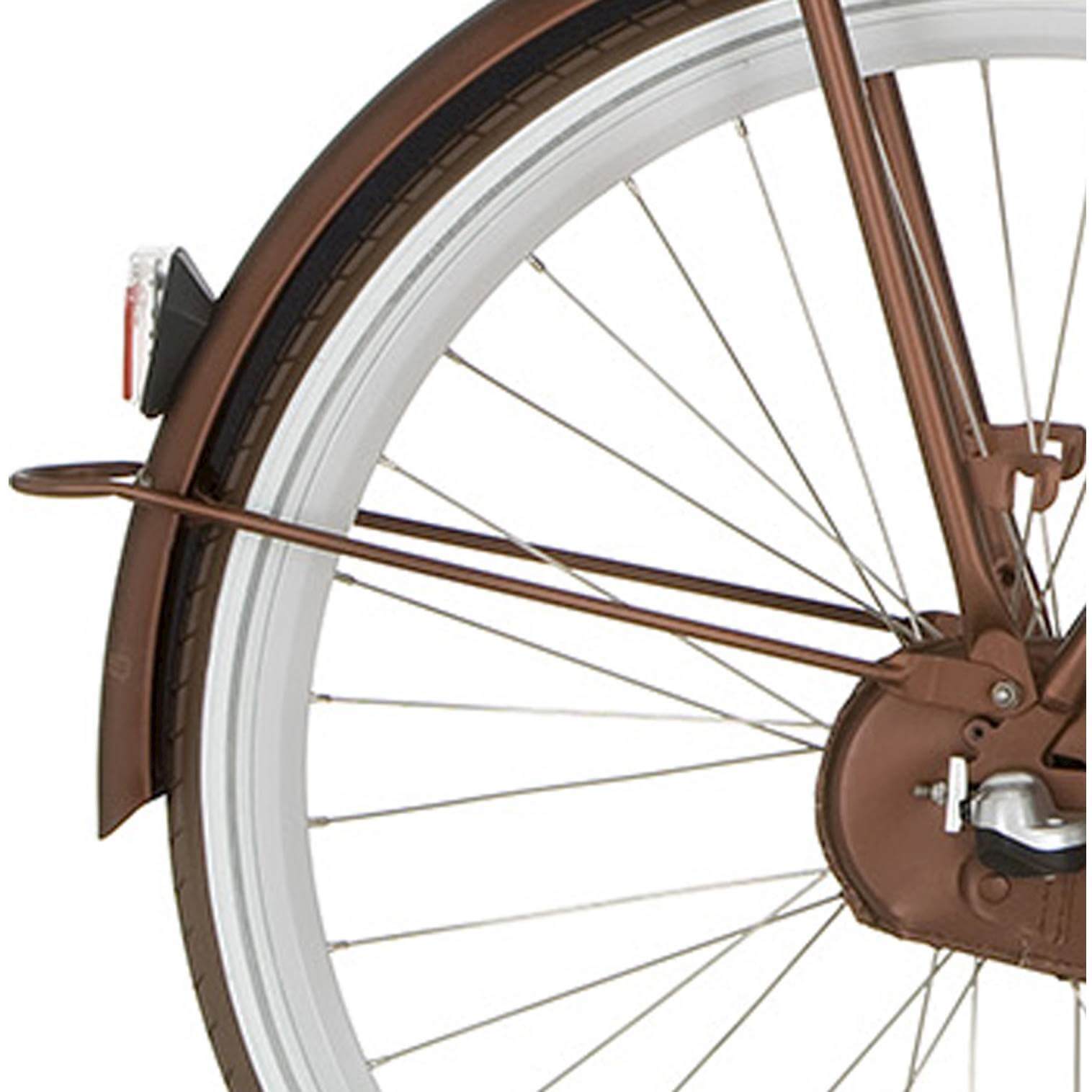 Cortina spatbordstang achter 28 U4 sparkle brown matt - AE-trading