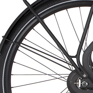 Cortina spatbordstang achter 28 Common jet black matt - AE-trading