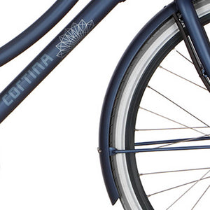 Cortina spatbord voor 28 E-U4 polish blue matt - AE-trading