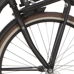 Cortina voorvork 26 U4 Jongens RB jet black matt - AE-trading