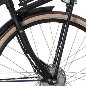 Cortina voorvork E-U4 D FM jet black matt - AE-trading