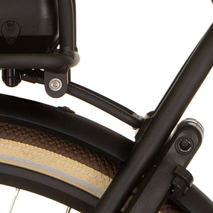 Cortina achterdrager bracket 150mm Bafang jet black matt - AE-trading