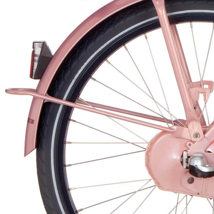 Cortina spatbordstang achter 24 U4 mahogany rose - AE-trading