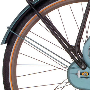 Cortina spatbordstang achter 28 Common opal green matt - AE-trading