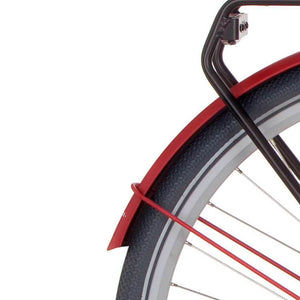 Cortina spatbord achter 28 Common true red matt - AE-trading