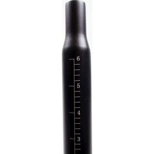 Cortina zadelpen 30.4 x 350 met gleuf zwart - AE-trading