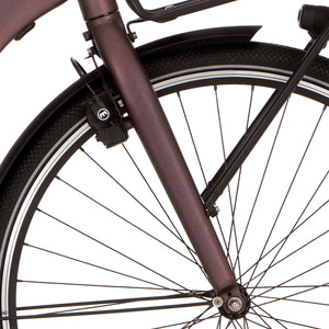 Cortina voorvork E-Common black red matt - AE-trading