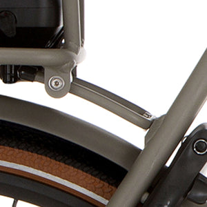 Cortina achterdrager bracket 110mm Bafang quarz grey matt - AE-trading