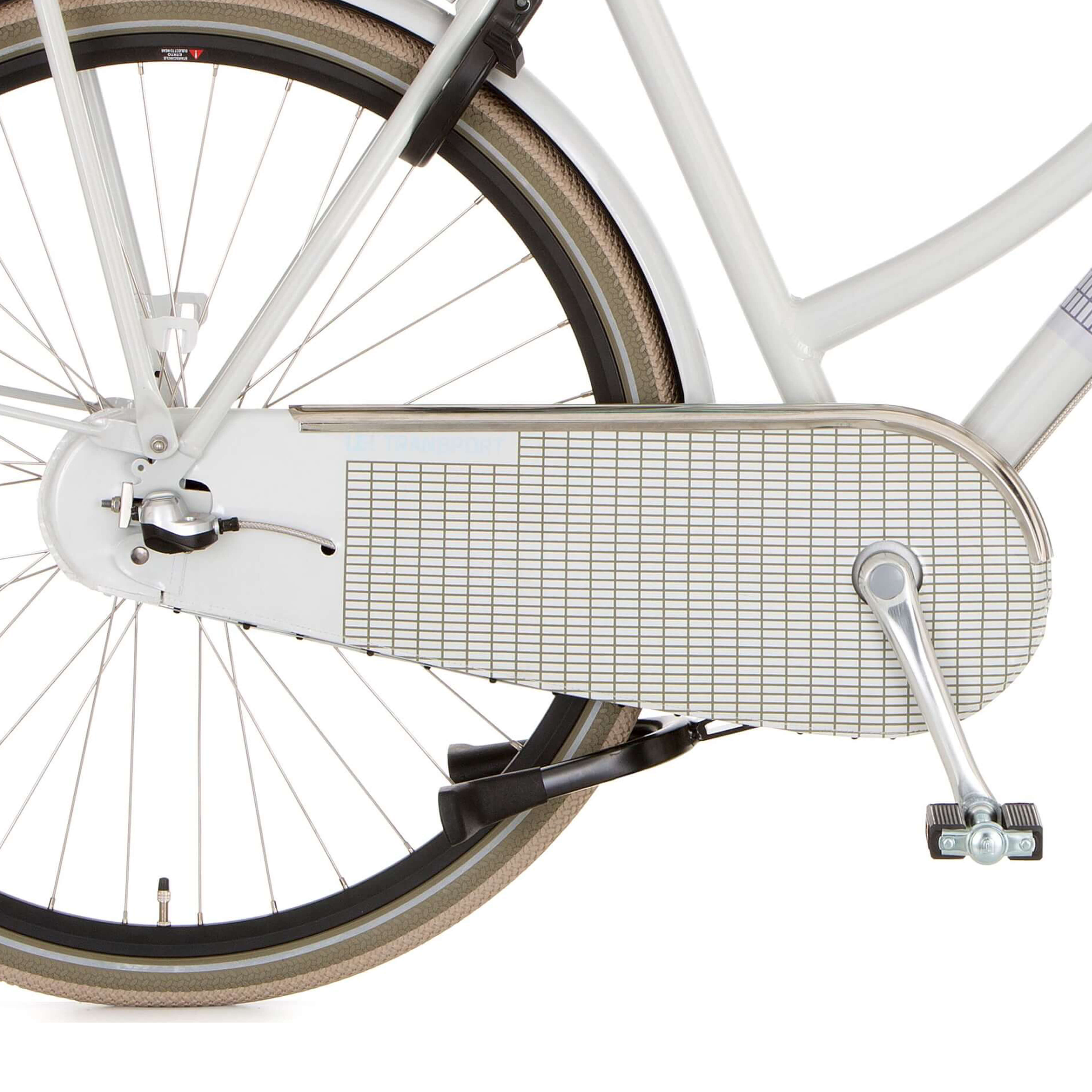 Cortina kettingkast lakdoek U4 light grey 3v - AE-trading