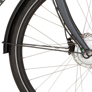 Cortina spatbordstang 28 Foss slate grey matt - AE-trading