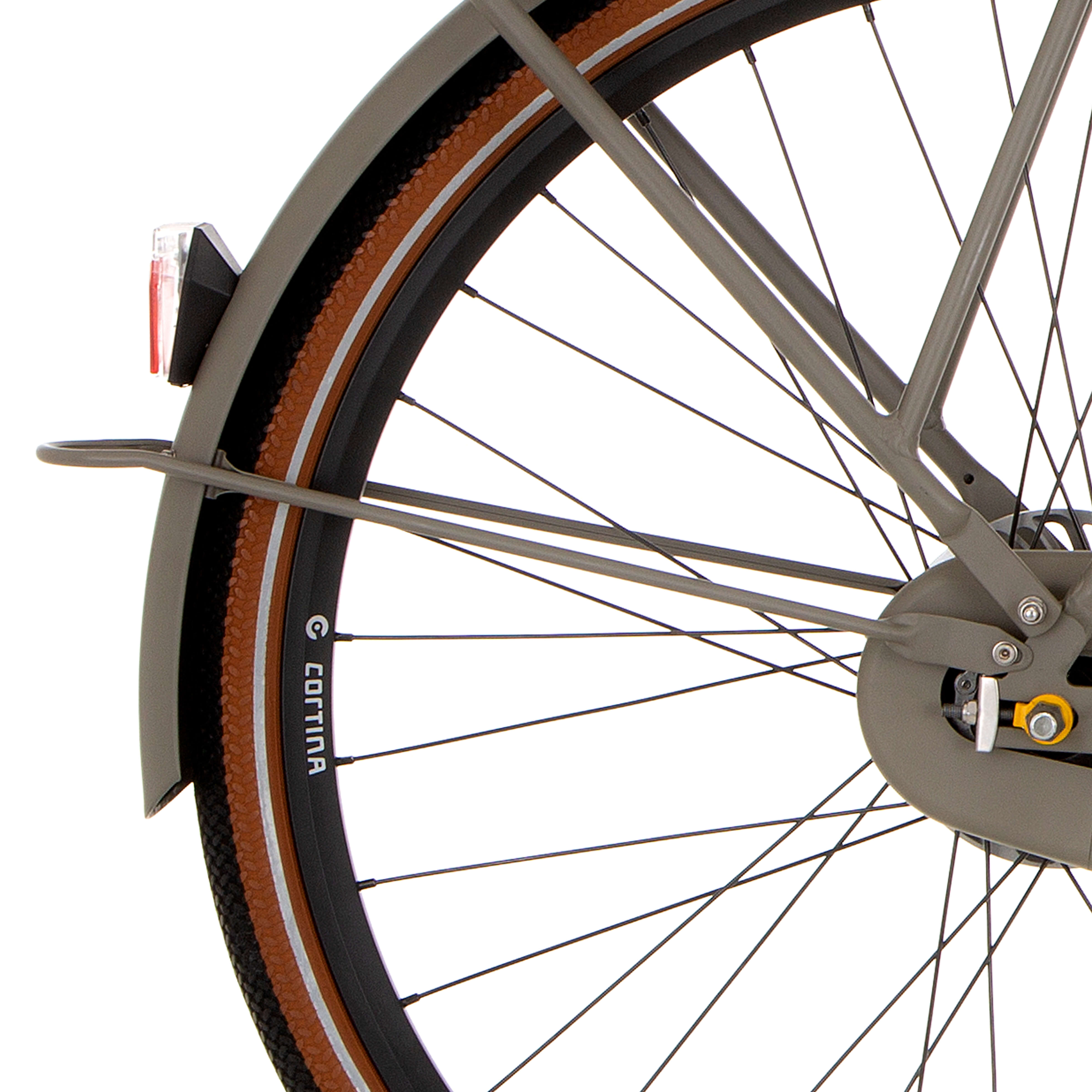 Cortina spatbordstang achter 28 E-U4 quarz grey matt - AE-trading