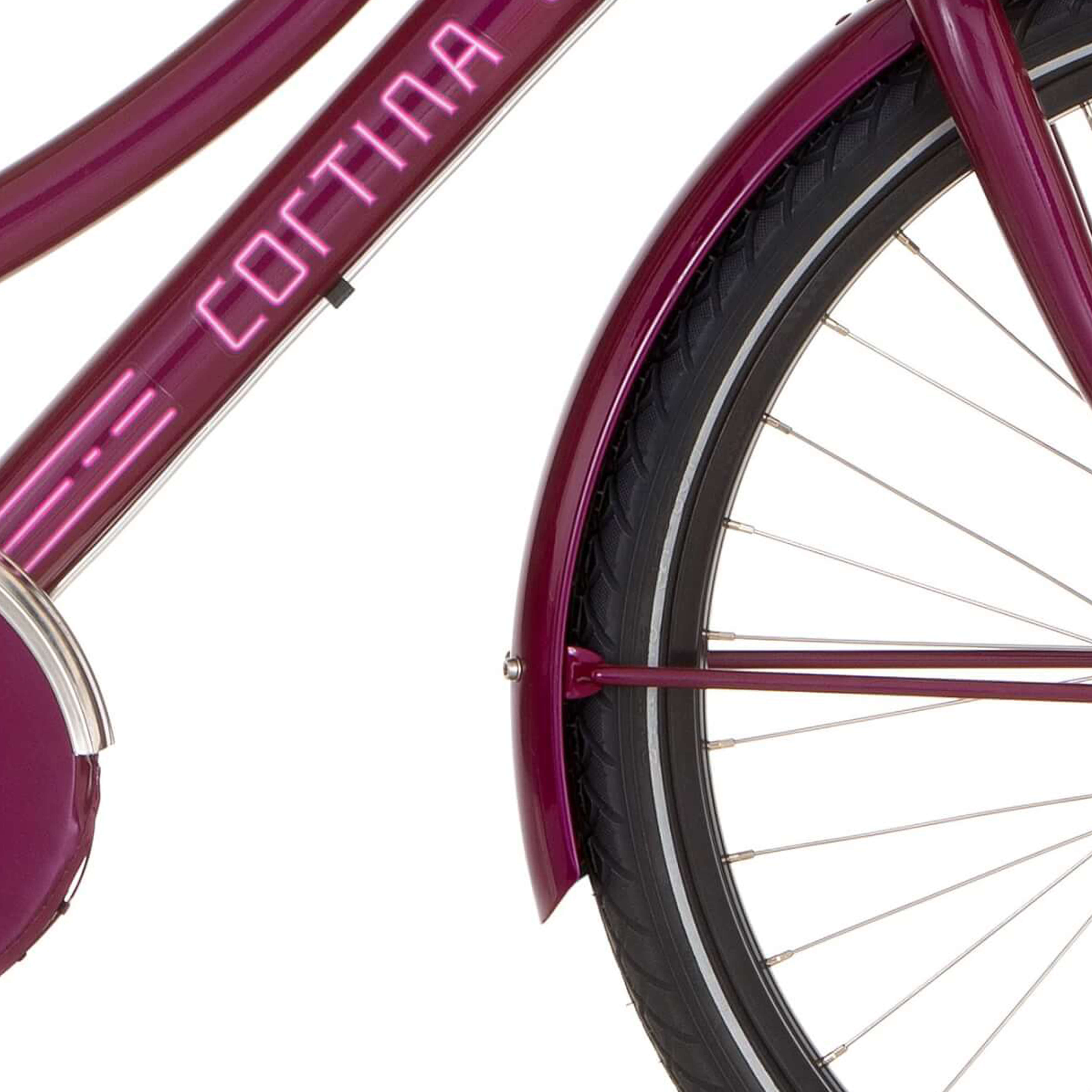 Cortina spatbord voor 26 U4 carmen violet - AE-trading