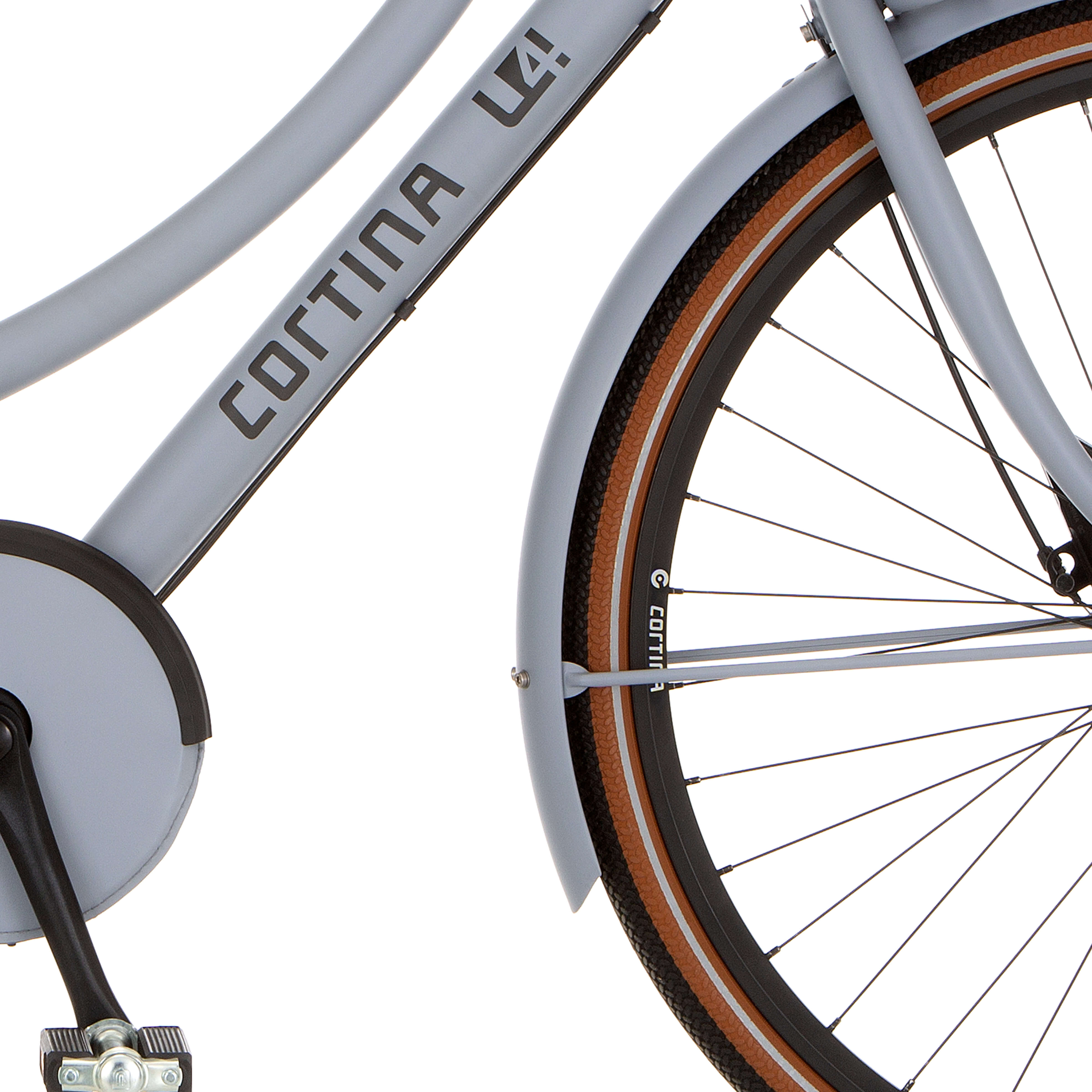 Cortina spatbord voor 28 U4 neutral grey matt - AE-trading