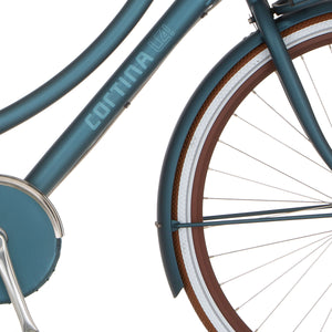 Cortina spatbord voor 28 U4 irish blue matt - AE-trading