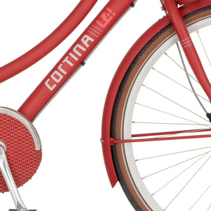 Cortina spatbord voor 28 U4 true red matt - AE-trading