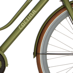 Cortina spatbord voor 28 Mozzo nutmeg green matt - AE-trading