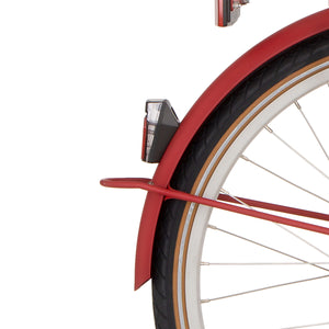 Cortina spatbord achter 24 U4 true red matt - AE-trading