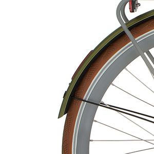 Cortina spatbord achter 28 Mozzo ilu nutmeg green matt - AE-trading