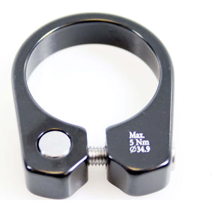 Cortina zadelpenklem 34.9 mm zwart+ bout - AE-trading