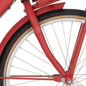 Cortina voorvork 26 U4 Meisjes true red matt - AE-trading