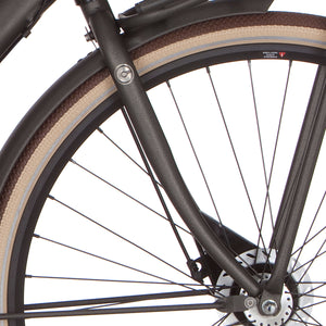 Cortina voorvork U4 H65 black gold matt - AE-trading