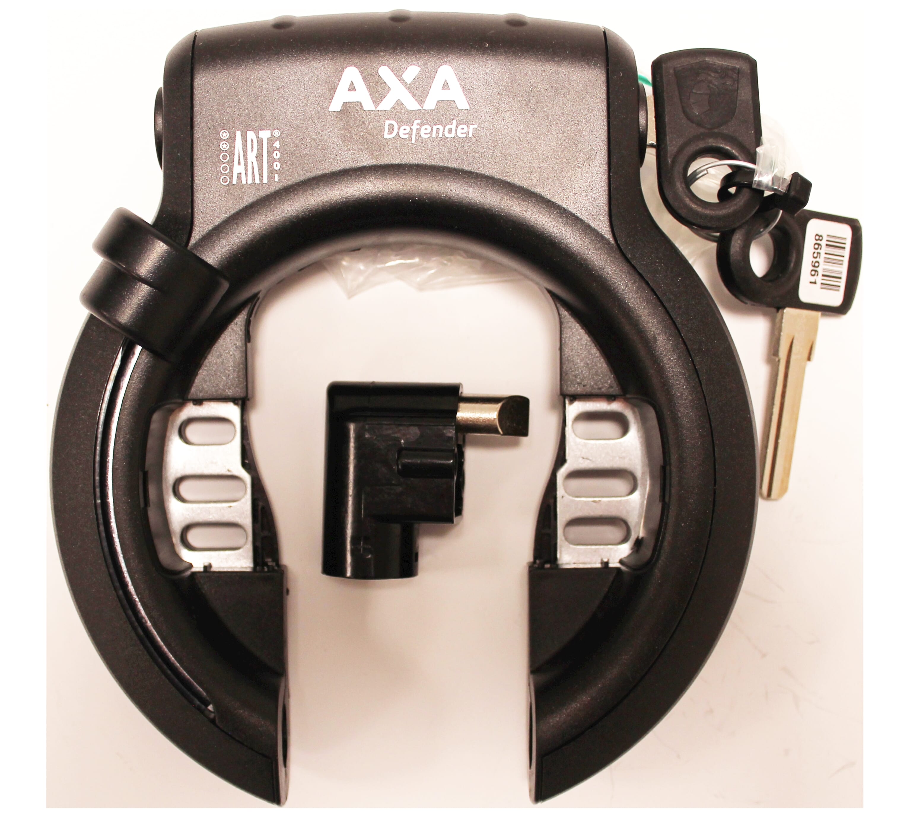 Axa ringslot Defender + phylion BN18 zwart - AE-trading