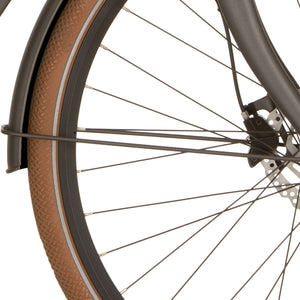 Cortina spatbordstang 28 Foss iron black matt - AE-trading