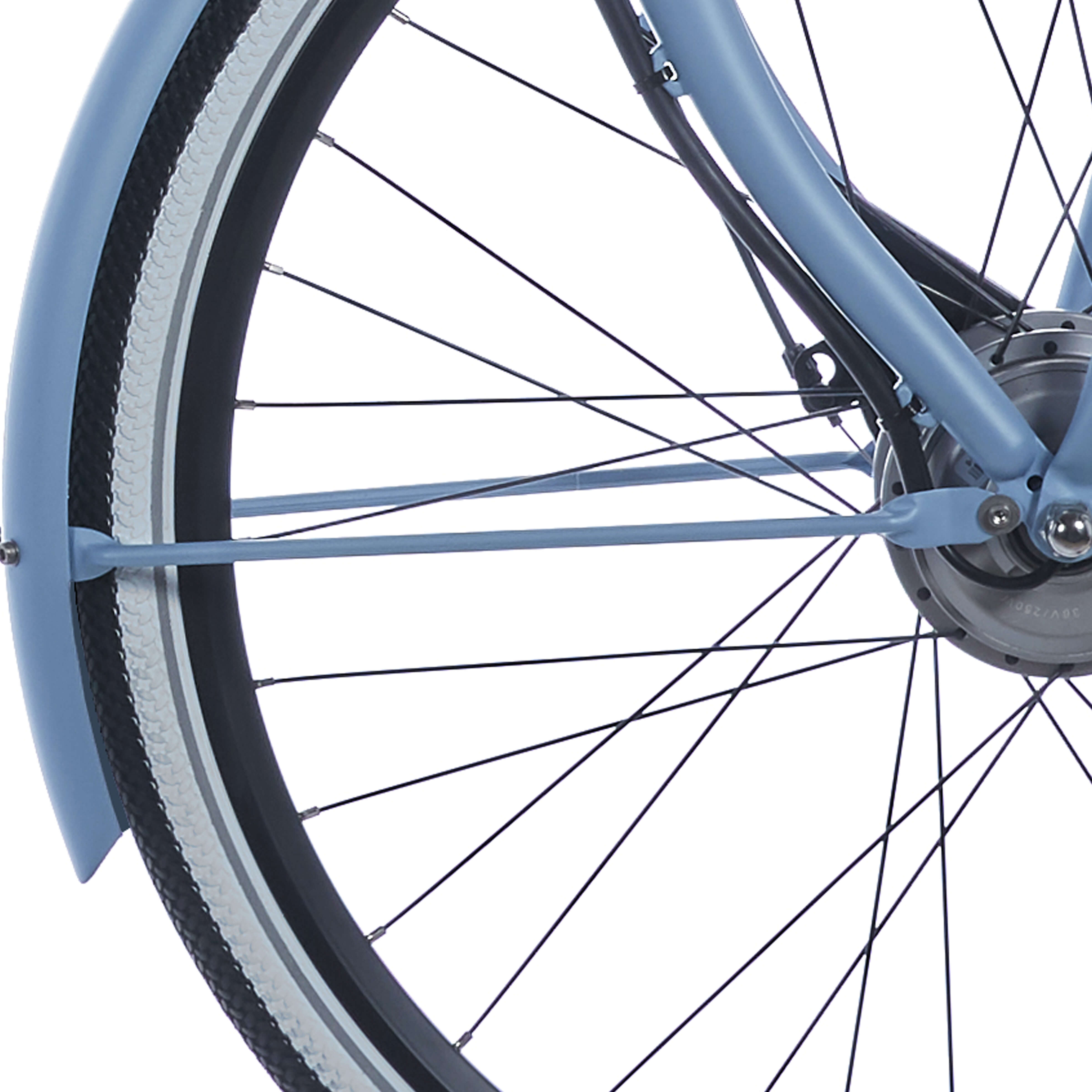 Cortina spatbordstang voor 28 E-U4 blue sky metallic matt - AE-trading