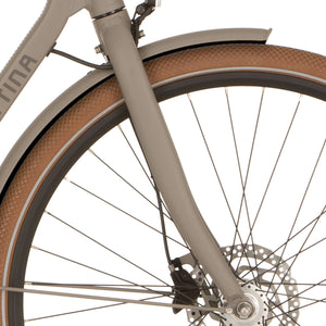 Cortina voorvork E-Foss MM halva grey matt - AE-trading