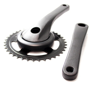 Cortina crankstel 38t black matt - AE-trading