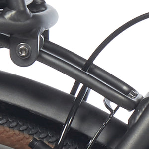 Cortina dragerbracket E-U4 eclips black matt 130mm - AE-trading