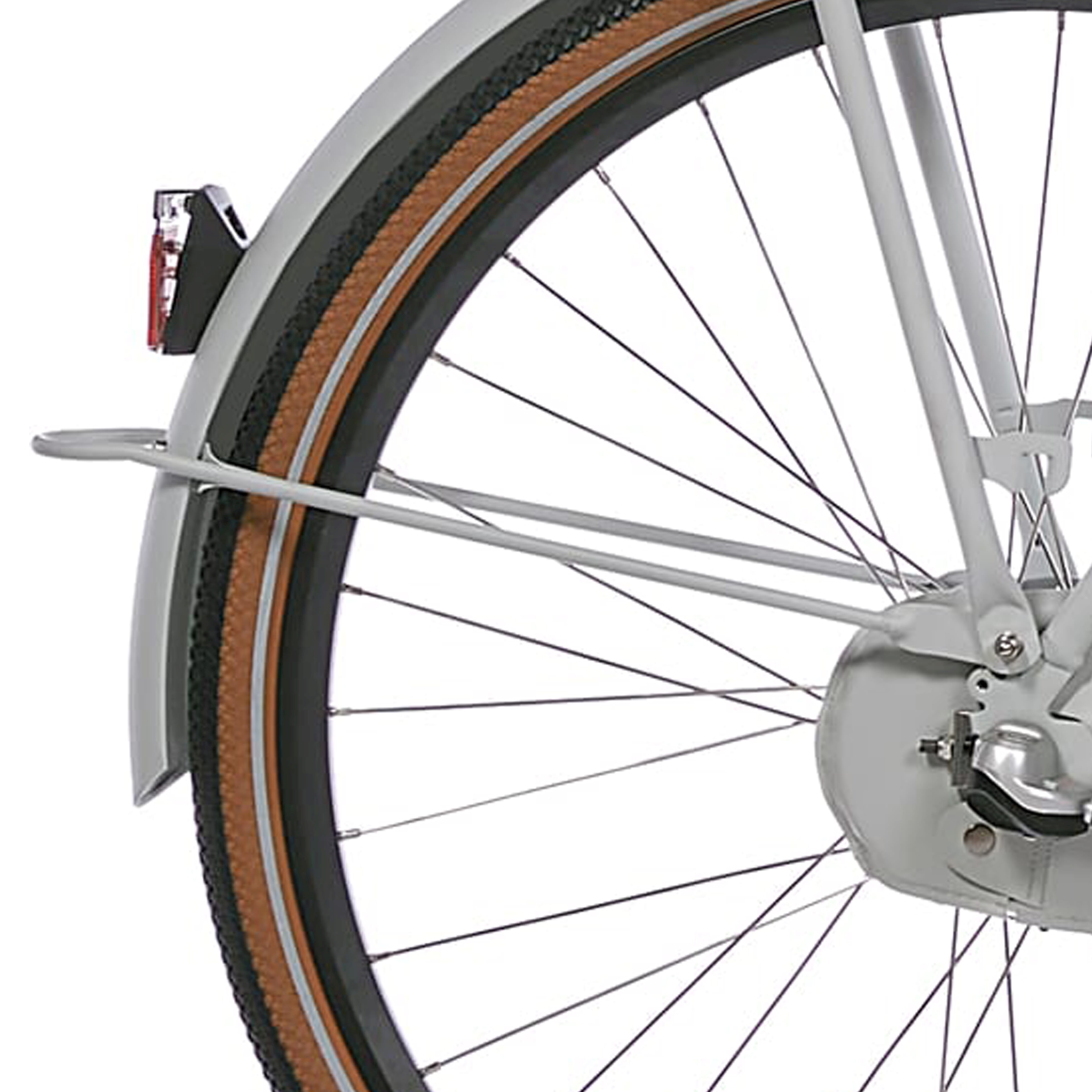 Cortina spatbordstang achter 28 U4 smooth grey matt - AE-trading