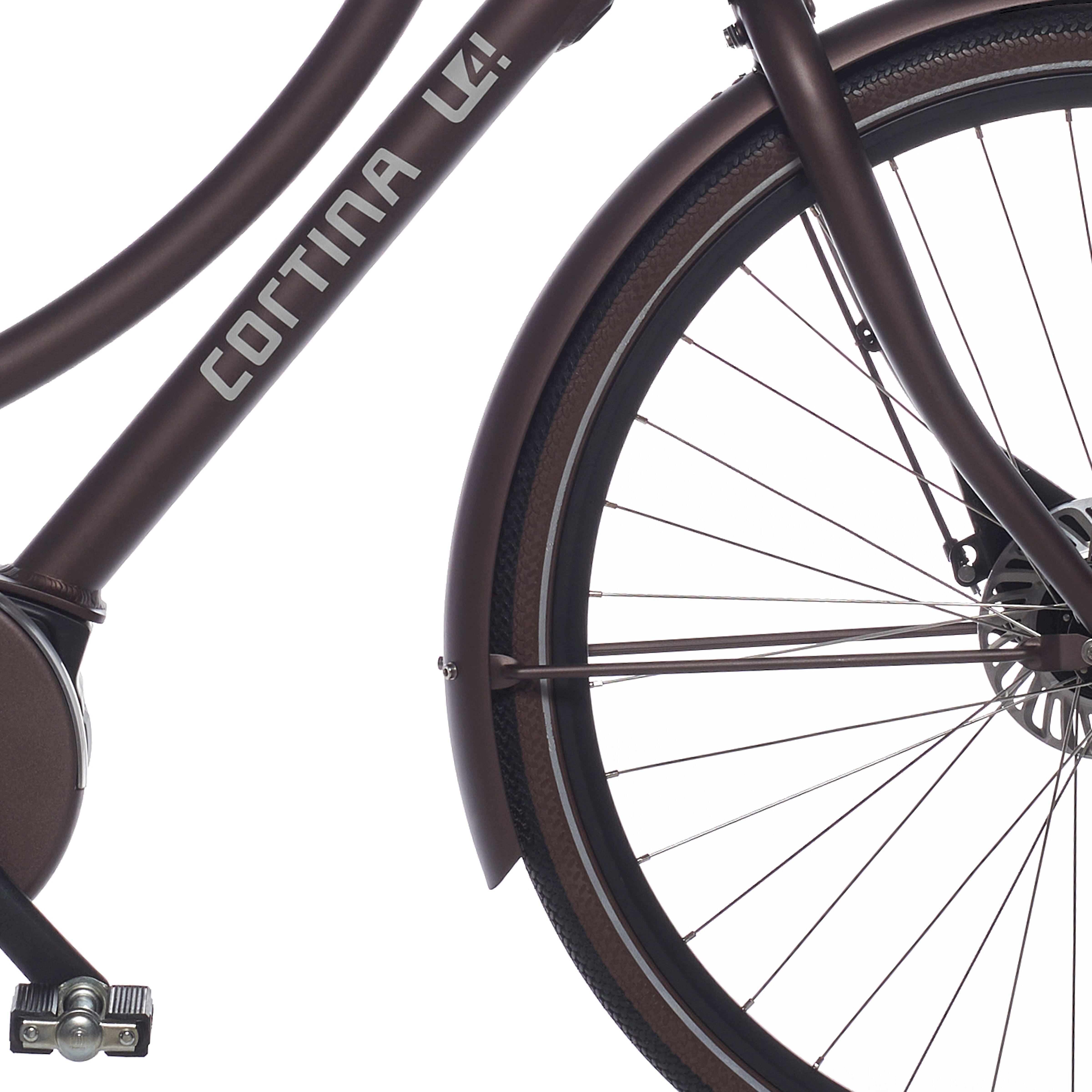 Cortina spatbord voor 28 E-U4 friar brown matt - AE-trading