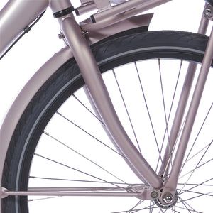 Cortina voorvork 26 U4 Meisjes brilliant silver matt - AE-trading